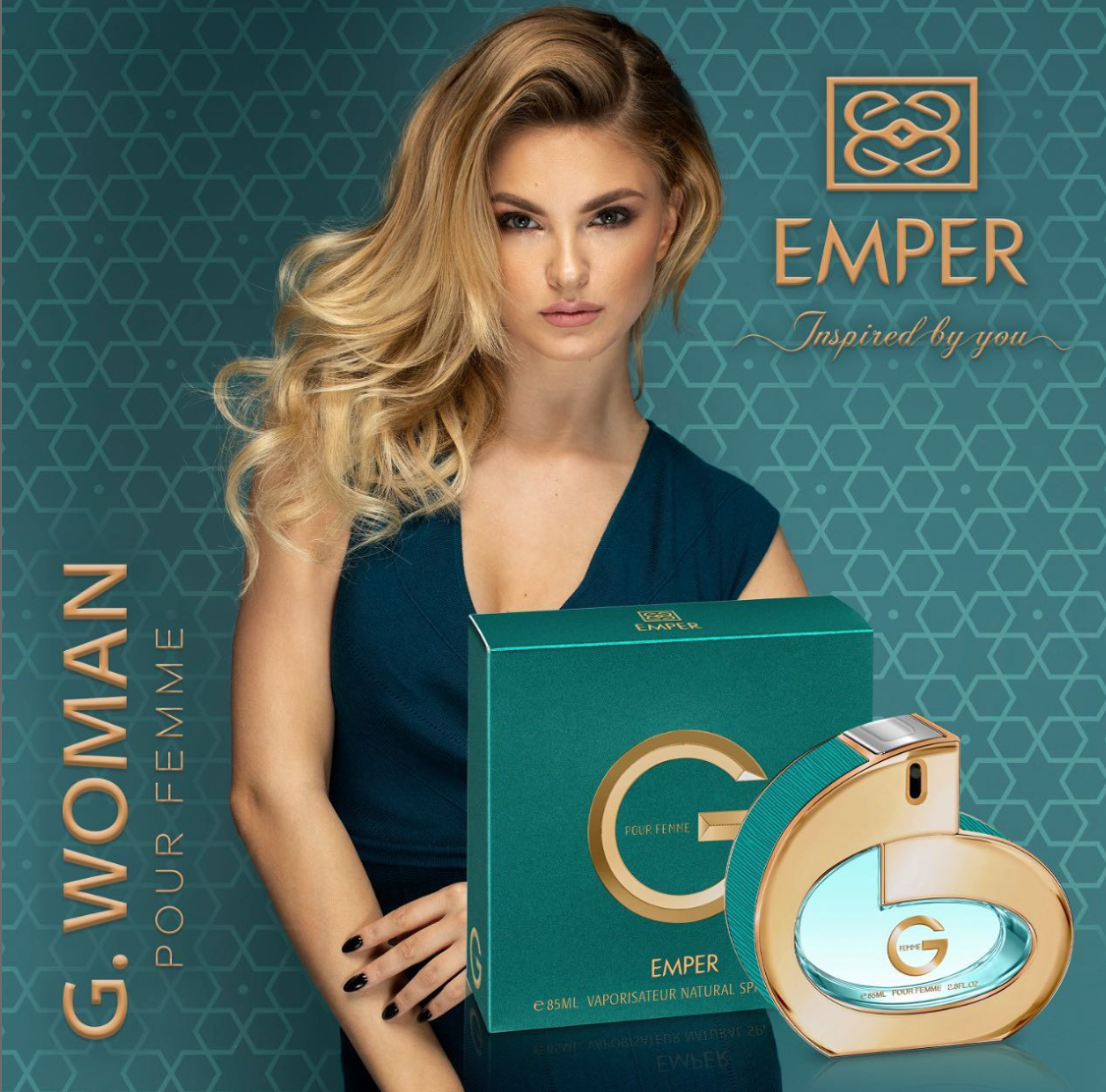 NEW EMPER G FEMME POUR  FOR WOMEN 100% AUTHENTIC - 85 ML │ EMPER